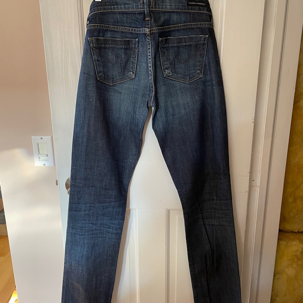 Citizens of Humanity Low Rise Straight Leg Jeans